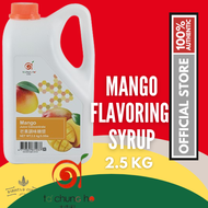 TA CHUNG HO Mango Syrup 2.5kg x6 Pack – Bulk Tropical Syrup for Milk Tea, Smoothies & Desserts