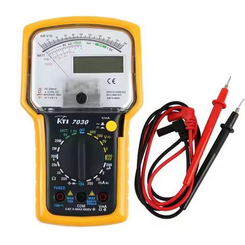KT7030 Multifunction Handheld high-precision Pointer Multimeter Digital Analog Multimeter 2 in 1 Dua