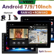 Evean(4GB RAM+64GB ROM) Double 2Din Android Player Car Radio Multimedia Video Player Split Screen