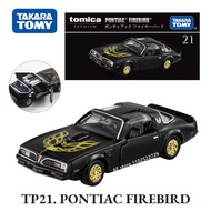 TP21. พรีเมี่ยม Takara Tomomy Tomica Pontiac โมเดลไฟร์เบิร์ดโมเดลรถยนต์ของเล่นของขวัญคริสต์มาสสำหรับเด็ก