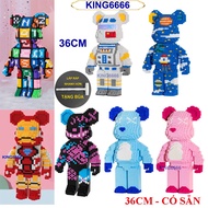 Bearbrick Bearbrick jinx ironman 36cm puzzle toys with large size astronaut puzzle