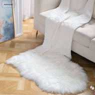 ANTONIORA6 Home Furnishing Decoration Chair cushion Bedroom Rugs Irregular Sofa Cover Artificial Leather Imitation Sheepskin Fluffy Rug Soft Floor Mat