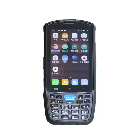 Pda Barcode Scanner PDA Nfc Industrial Rugged Handheld Terminal Android 12 Qr Code Reader Scanner Wi