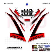 RC04b Yamaha R15 Striping Sticker Scotlite Motorcycle Sport R15 V3 Graphic Racing Mothai Thailook St