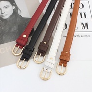 Simple Fashion Slim Ladies Women Leather Black White Brown Korean Version Of Casual Versatile Thin S