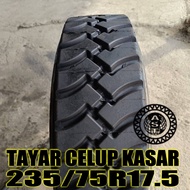 CELUP KASAR BERSIRIM 235/75R17.5 TAYAR CELUP BUNGA KASAR LORI RINGAN LIGHT TRUCK RETREAD TYRE WITH CASING