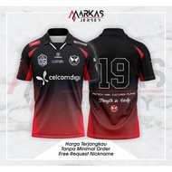 Baju-T Sukan JERSEY SRG ESPORTS SELANGOR RED GIANTS ESPORTS MALAYSIA Baharu 2026 Musim MPL 16 MOBILE