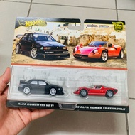 (Ready Stock) Hotwheels Alfa Romeo 155 V6-69 Alfa Romeo 33 Stradale