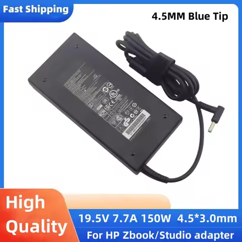 150W 19.5V 7.7A AC Laptop Power Adapter Charger For HP Zbook/Studio G3 G4 G5 G6 OMEN 15 17 Pavilion 