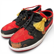 全新未使用商品 □ NIKE DD2233-001 AIR JORDAN 1 LOW OG CNY 中國新年低筒運動鞋 黑/紅 男RED25.5 碼