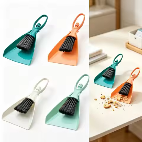 Dust pan Small Broom and Dustpan Set Mini Dustpan and Brush Set Small Hand Broom with Dust Pan for D