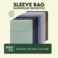 Laptop Sleeve Bag 2-in-1 12-14 Inch Waterproof Protective Case for iPad Huawei Xiaomi Samsung Notebo