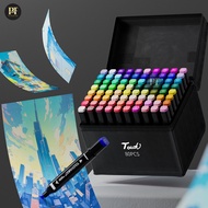 Bút Màu Marker Touch Bộ Full 48/80 Màu Sắc Đa Dạng - Bút Màu Dạ Vẽ Tranh