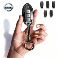 Nissan Key Cover Nissan Keychain ALMERA LEAF 370Z GTR LIVINA KICKS E-POWER TERRA PATROL NAVARAL fron