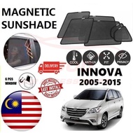 Toyota Innova 2005-2015 Epic Magnetic Sunshade  (6pcs) Accessories Automotive