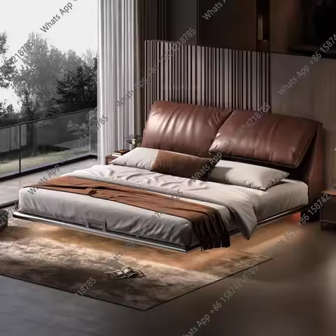 A Double Bed Luxury Double Bed Modern Adults Design Queen Loft Bases Frames 180x200 150x200 Cm Bedro