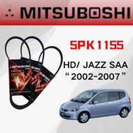 Honda Jazz Saa "2007-2007" Fan Belt (5PK1155) - Mitsuboshi  Fan Belt