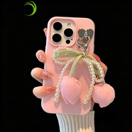 New 3D Pearl Tulip Phone Case For iTel S26 Ultra S25 Ultra S23 Plus P65 P55 Plus P40 Plus RS4 S23+ P