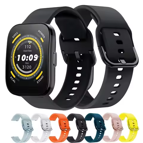 Bip 5 Strap for Amazfit bip 5 Band Smart watch Silicone Bracelet Replacement Accessories 22mm Belt W
