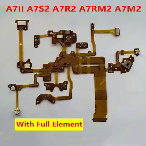 With Full Element For Sony A7II A7S2 A7R2 A7RM2 A7M2 Top Cover Flat Cable Group Mode Flex Board Came