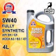 AMOIL TURBO SYNTHETIC 5W40 FULLY SYNTHETIC ENGINE OIL 4L SN / CF