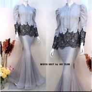 baju kebaya moden pendek kain kembang payung
