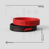 F1 Formula 1 Bracelet F1 Silicone Rubber Bracelet | F1 Team F1 Ferrari Merchandise