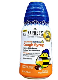 [ Hàng Mỹ] SIRO Zarbeers Cough Syrup giảm ho long đờm cho bé từ 2-12 tuổi của Mỹ