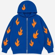 TIG TIG TIG | OVERSIZE DOUBLE ZIPPER BOXY HOODIE | IGNIS IGNIS