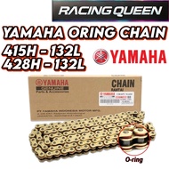 YAMAHA CHAIN SET RANTAI 415HO 122L 132L 415 122 132 ORING O-RING Y15 Y15Z Y15ZR Y125Z 125Z 125ZR LC1
