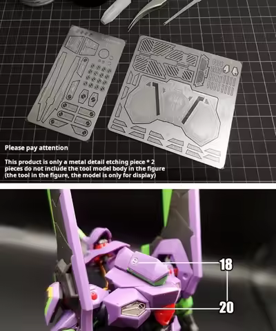 MS066 MSWZ Metal Etching Parts RG EVA Unit 01 for Gundam Military Model Kit Detail Upgrade DIY Model