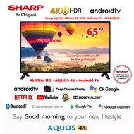 Sharp Android TV 65 inches 4K Ultra HD Android TV 4TC65CK1X 65 Inch AQUOS 4K UHD Android TV with Bui