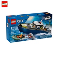 LEGO LEGO 60456 City Police Station Police Patrol Boat Big Chase Boy Building Blocks Assembling Smal