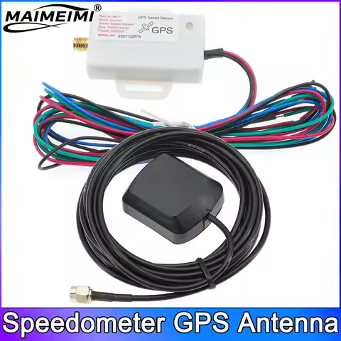 GPS Speedometer Sensor Kit for Speedometer Gauges GPS Antenna Speed Sender Odometer Compensation For