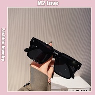 New Square Large Frame Sunglasses Retro Trendy Street Style Glasses Fashionable Glasses UV400 墨镜