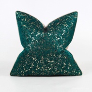 Green and Gold Sofa Cushion Cover Decorative Pillowcases 30x50cm/45x45cm/50x50cm