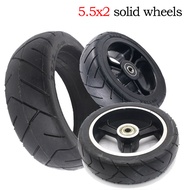 5.5-inch 5.5x2 solid wheels with high-quality Nes carbon fiber scooter solid tires suitable for hand