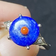 (Real Unit) Lazurite/ Lapis Lazuli Adjustable ring- 青金石可调节戒指- Cincin boleh laras Batu Lazurite (S/n: UN1)