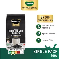 [Single Pack] UNISOY Nutritious Black Soy Milk Powder 500G