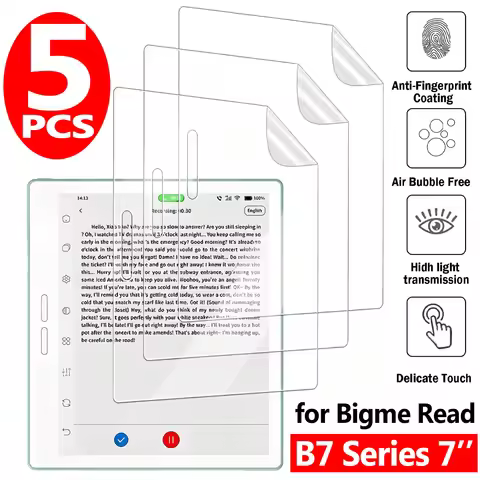 Flexible Screen Protectors for Bigme Read B7/B7 Pro/B751/B751C/B751CS Tablet 7inch Anti-Glare Scratc