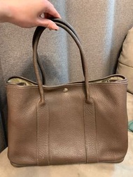 hermes brown leather Garden party 36 GP36 vinatge stamp L
