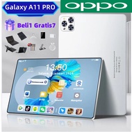 Tablet 0PP0 A11 Pro 12GB + 512GB 10.1 inci layar penuh layar besar Wifi 5G tablet kartu SIM ganda ta