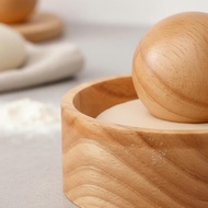 [szlztmy2mg] 2-5pack Wooden Dumpling Wrapper Press Solid Wood Round Dumpling Wrapper Former