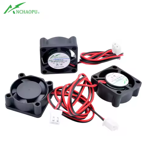 ACP2510 2.5cm 25mm fan 25x25x10mm DC5V 12V 24V 2pin Hydraulic Small cooling fan suitable for micro e