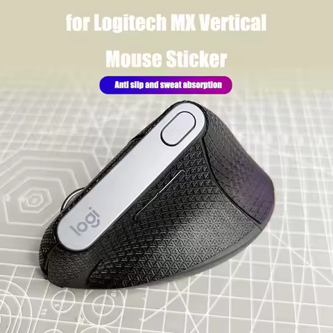 for Logitech MX Vertical Mouse Grip Tape Skate Handmade Sticker Professional Non Slip Lizard Skin Su