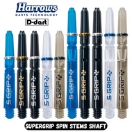 HARROWS DARTS SHAFT - SUPERGRIP SPIN/STEMS DART SHAFT FOR SOFT TIP AND STEEL TIP DARTS