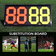 Soccer Double Sided Substitution Board / Score Board 4 Digit (Size : 64 x 30cm)