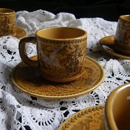 【老時光 OLD-TIME】早期日本製咖啡杯(一杯一盤為一組,一組499元