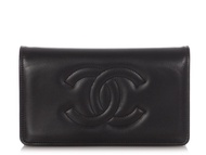 Chanel Black Lambskin Wallet On Chain WOC Gold Hardware, 2023