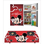 2-burner Stove &amp; 1-door Refrigerator Stickers